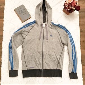 Adidas Essential Zipper Hoodie Jacket Sweatshirt